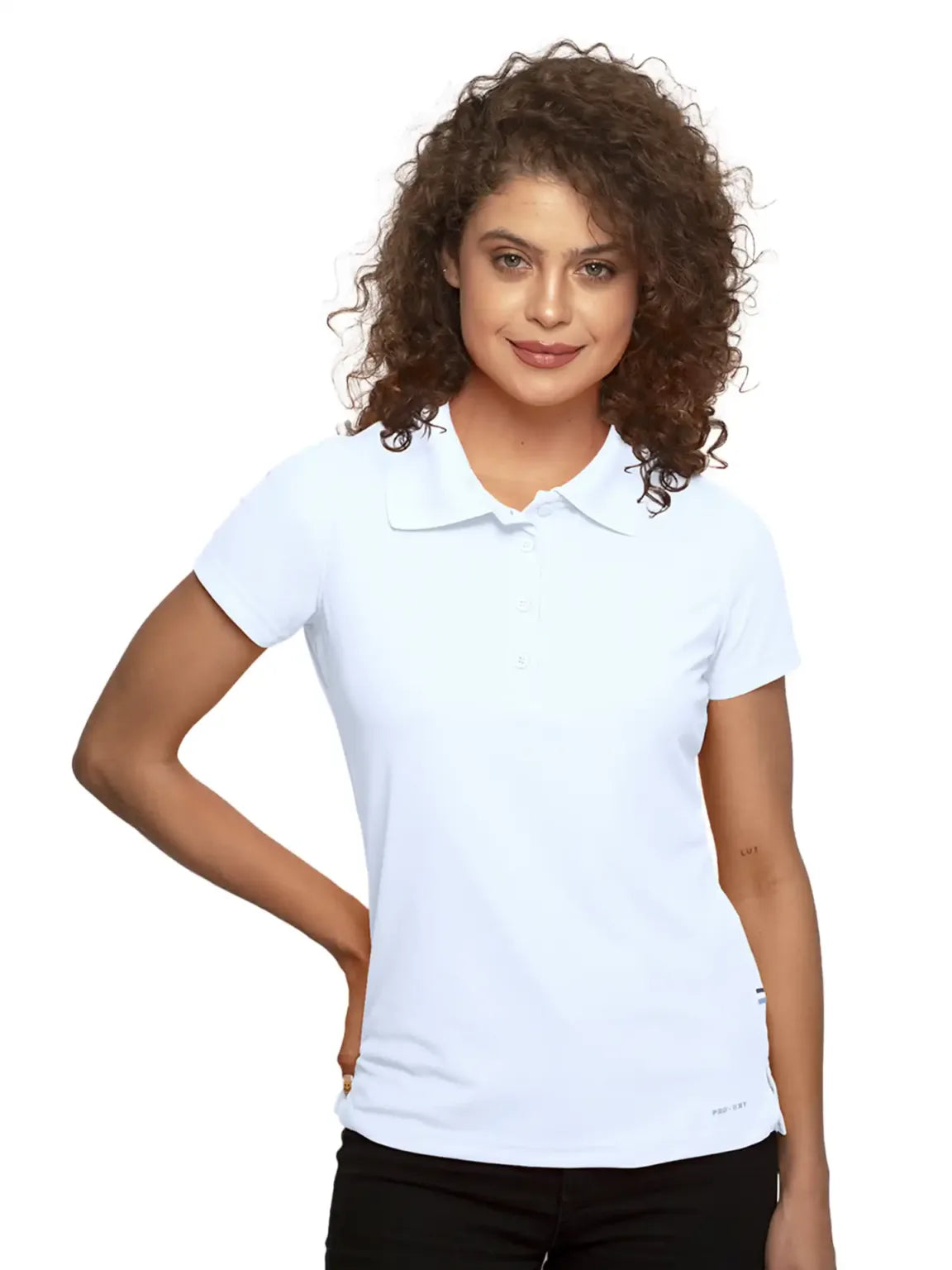 Playera Tipo Polo - Dama - Manga corta - Colores básicos