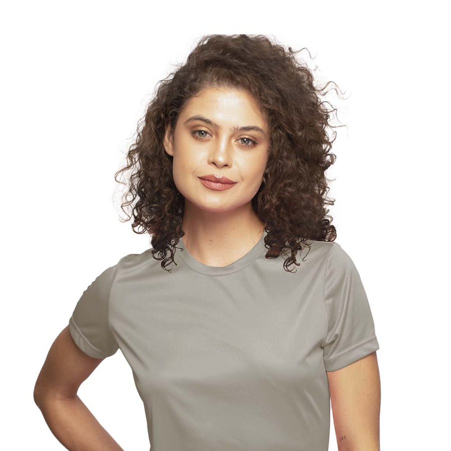 Playera Cuello Redondo – Dama – Manga Corta – Colores de línea – Beige 160