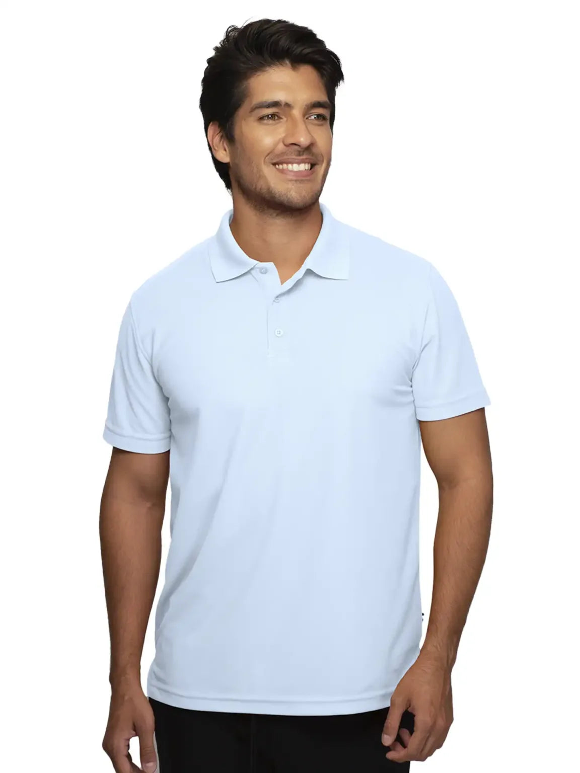 Playera Tipo Polo – Caballero – Manga Corta – Colores Básicos - Negro 200