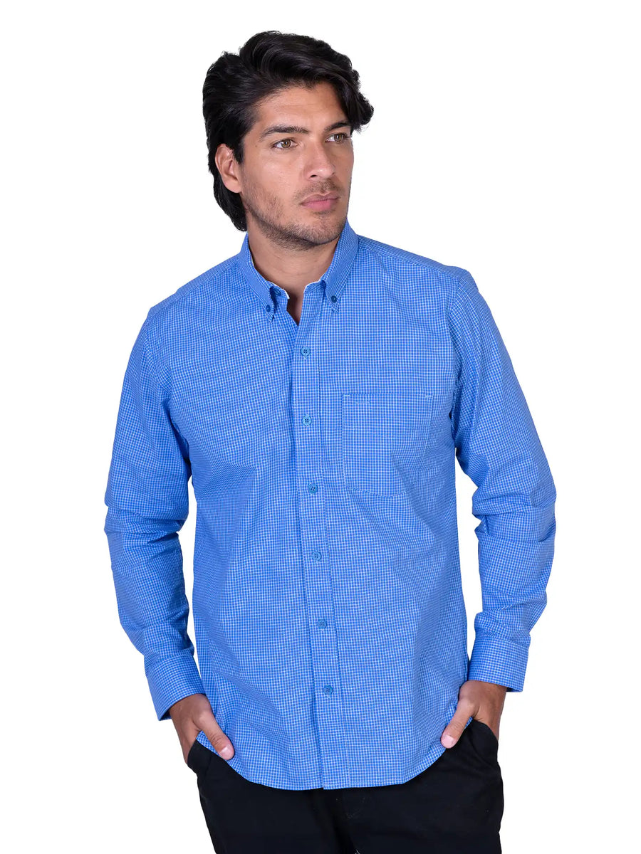 Camisa – Caballero – Manga larga – Capri ‑ Francia