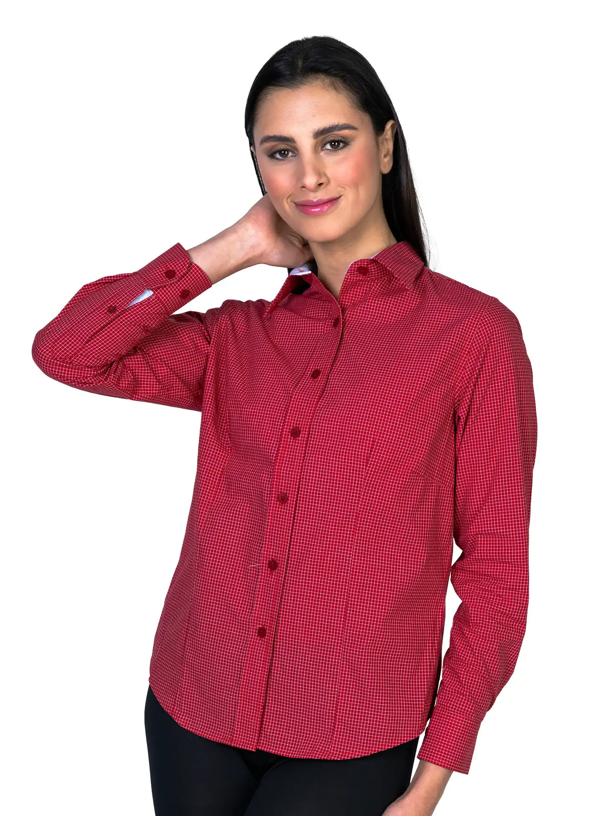 Camisa – Dama – Manga larga – Capri ‑ Vino