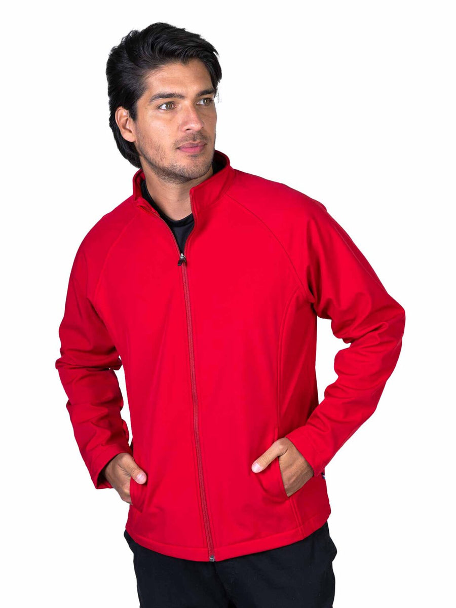 Chamarra Soft Shell - Caballero - Colores básicos - Cherry 400