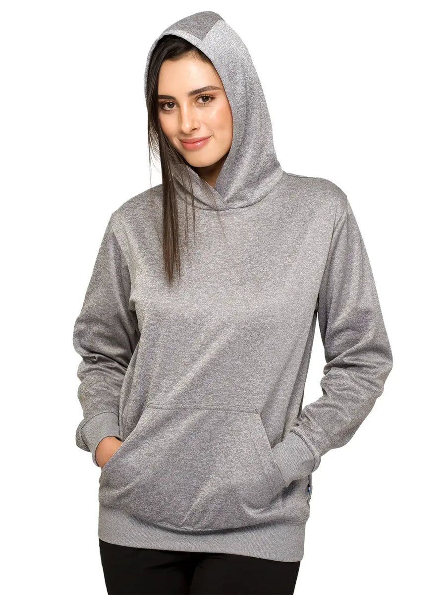 Hoodie - Unisex - Colores jaspe - Gris 707