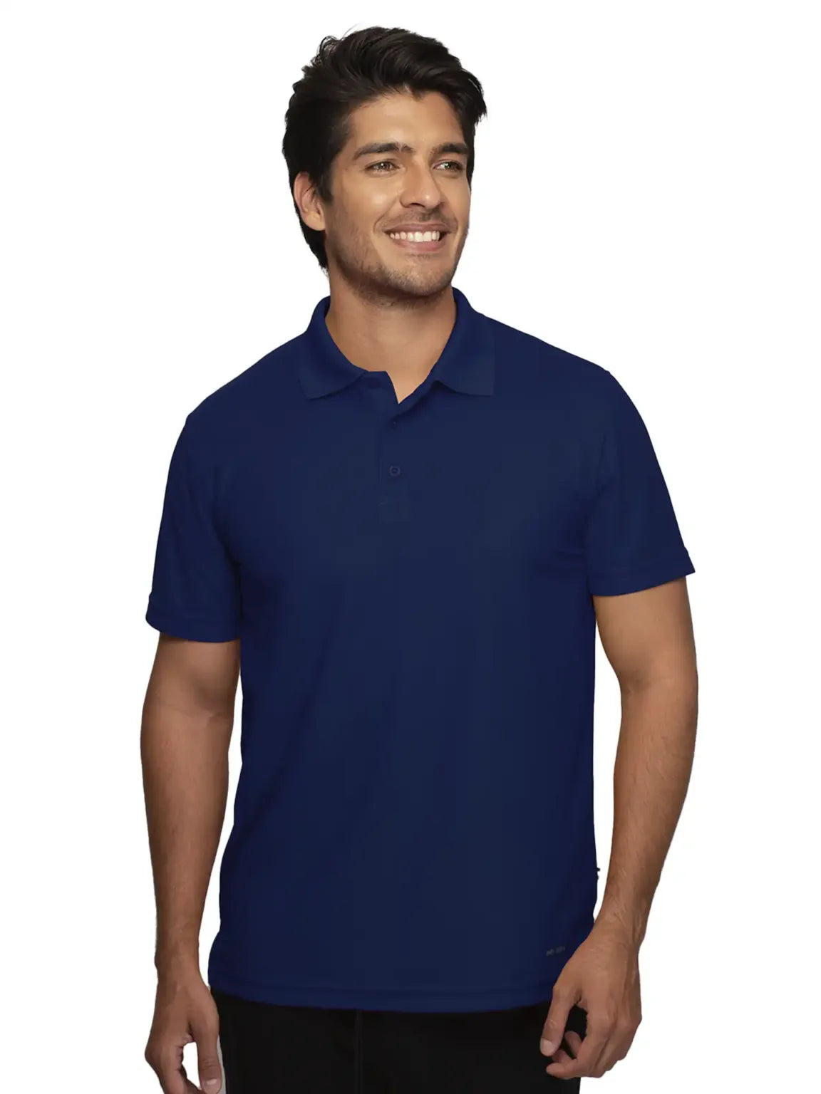 Playera Tipo Polo – Caballero – Manga Corta – Colores Básicos - Marino 300