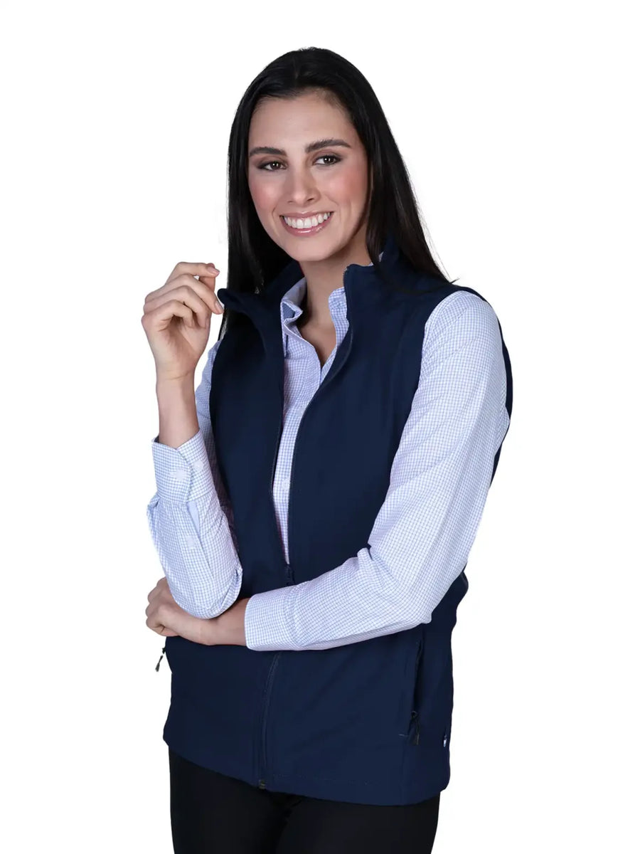 Chaleco Soft Shell – Dama – Colores básicos – Marino 300