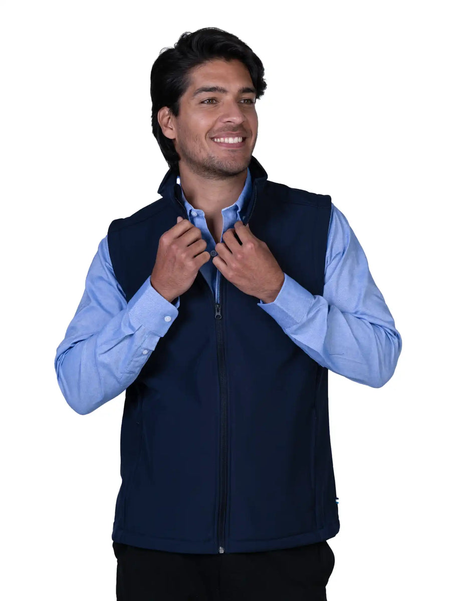 Chaleco Soft Shell – Caballero – Colores básicos – Marino 300
