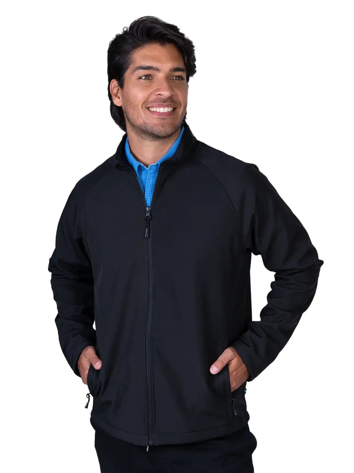 Chamarra Soft Shell - Caballero - Colores básicos - Negro 200