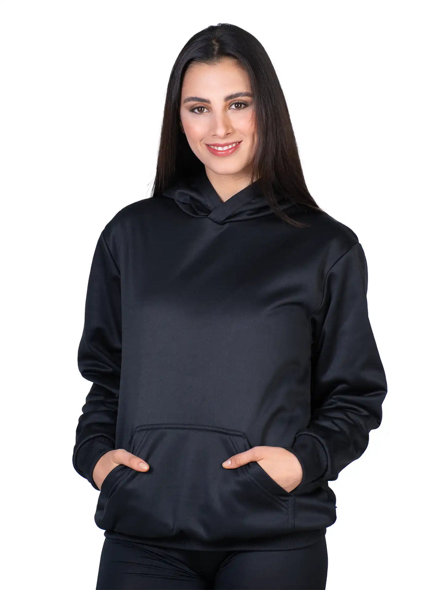 Hoodie – Unisex – Colores básicos – Negro 200