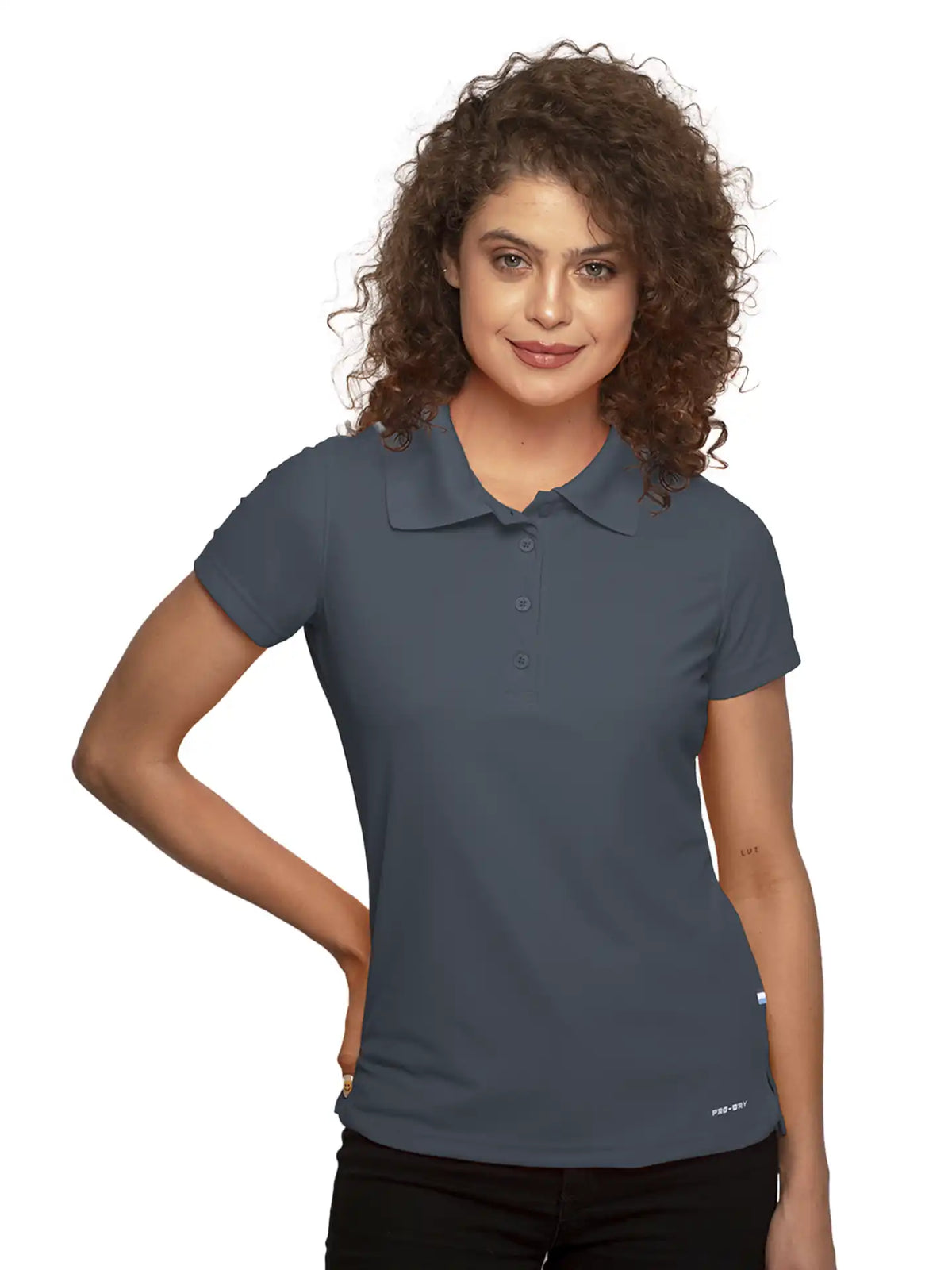 Playera Tipo Polo - Dama - Manga corta - Colores básicos - Oxford 202