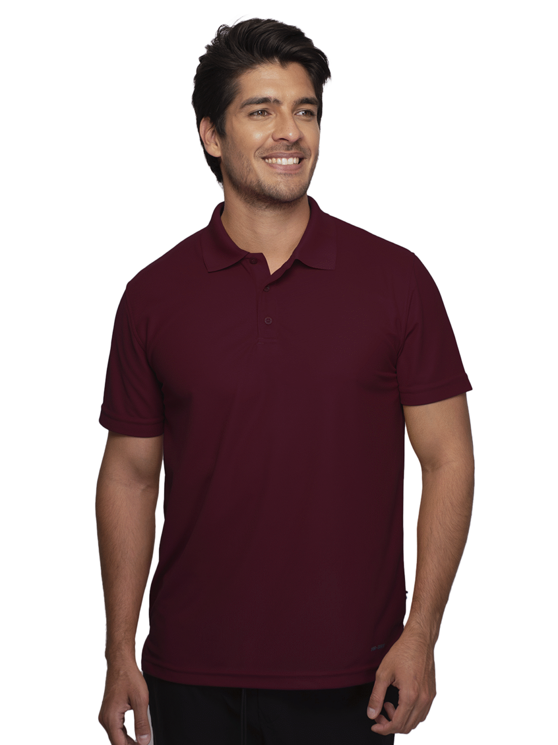 Playera Tipo Polo – Caballero – Manga Corta – Colores Básicos - Negro 200